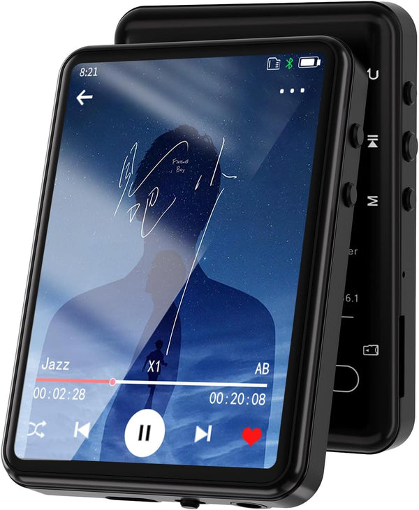 Tengsen MP3 Player with Bluetooth 5.3 Portable Music Player with Speaker,FM Radio,E-Book,Shuffle/Repeat Play,Full