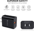 Fast Adaptive Quick Charge 3.0 Wall Charger Block for Samsung Galaxy S7/S6 Edge, LG Stylo, Kindle Fire, Tablet