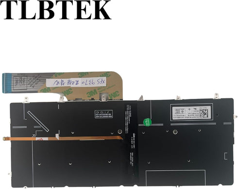 TLBTEK Backlight Keyboard Replacement for Dell XPS 13 9317 9305 9370 P82G 9380 Series Laptop