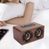 Retro Wooden Bluetooth Speaker - Combination Wireless Dual Loudspeakers, 3D Surround Speaker, Dual 5W Speakers, Redwood
