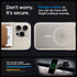 Spigen iPhone 15 Pro Max Case - Magnetic Ultra Hybrid MagFit, Military-Grade Protection, Anti-Yellowing, Frost Natural