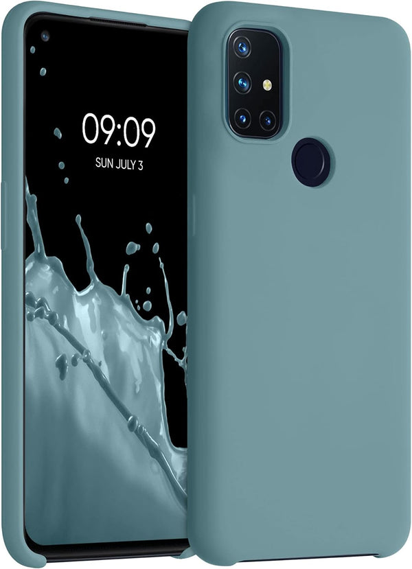 kwmobile Case Compatible with OnePlus Nord N10 5G - TPU Silicone Phone Cover with Soft Finish (Arctic Night)