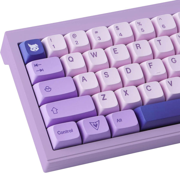 Hyekit PBT Keycaps, 132 Keycaps Cherry Profile Botanical Keycap for Cherry MX Mechanical Keyboards (Witch Emilia)