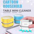 ODISTAR Desktop Vacuum Cleaner, Mini Table Dust Sweeper, Cordless & 360º Rotatable Design for Keyboard/Home/Office
