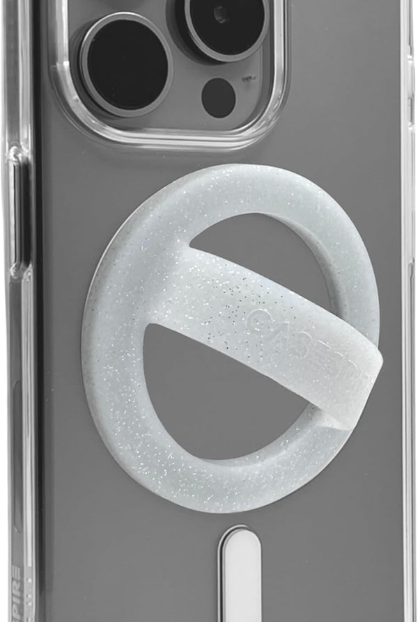 Magnetic Silicone Comfy Loop Grip Phone Holder, Strong Grip Compatible with MagSafe for iPhone 15/14/13/12