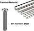 M8 Screws for Samsung TV M8 x 45mm, Pitch 1.25mm TV Mounting Bolts with 25mm Long Spacers for Samsung TVs
