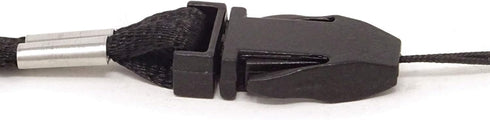 Honbay 10PCS Black Nylon Straps Lanyards - Detachable Buckle for Flashlight, Cell Phone, USB Drive, and More