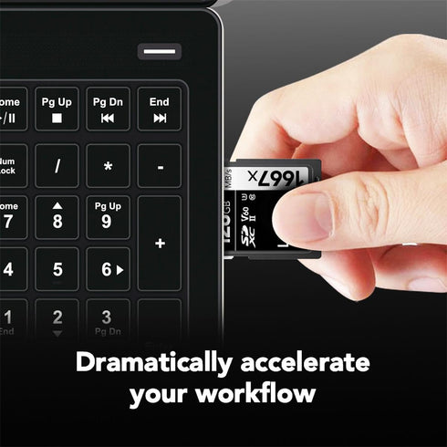Lexar 128GB Professional 1667x SDXC Memory Card - UHS-II, C10, U3, V60, Full-HD & 4K Video