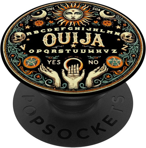 Ouija Board Paranormal Spirit Board Occult Halloween PopSockets Standard PopGrip