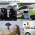 Phone Umbrella Suction Cup Stand for Sun Shade, Outdoor Anti-Glare Cell Holder, Car Navigation Visor (Black)