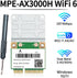 MPE-AX3000H WiFi 6 Wireless Card Dual Band 802.11ax Half Mini PCI-E WiFi Card PCI Express Network Adapter BT5.2 for