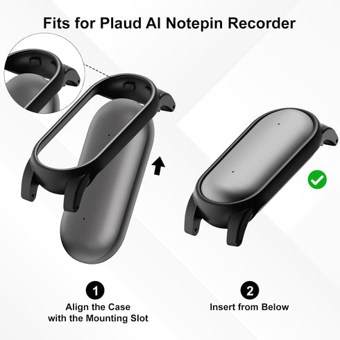Adjustable Braided Wristband Compatible with Plaud NotePin & NotePin S AI Voice Recorder,Breathable Soft Wearable Strap