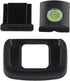 BTSEURY Set 3 1 Z50 Camera Eyeshade Viewfinder Eyecup Hot Shoe Cover Bubble Level in Replacement for with ABS Silicone