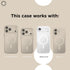 PopSockets 17 iPhone Air Phone Case with MagSafe, Wireless Charging Compatible, Black - Black Transluscent