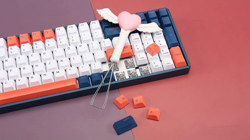 Keycap Puller, Fairy Wand - Custom Mechanical Keyboard Keycap Removal Tool for Cherry MX, Gateron, Outemu, Kailh Switches - QWERTY USB-C Keyboard DIY Accessory by FKZ