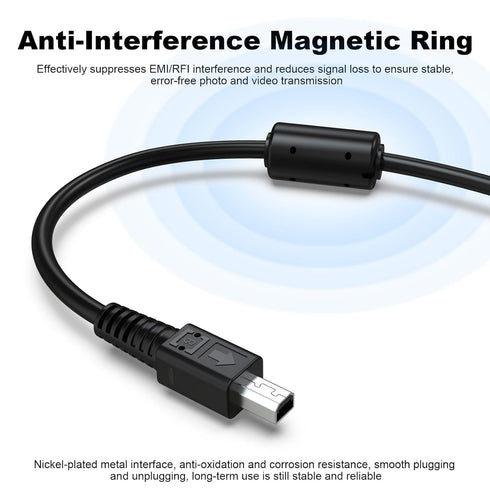 CB-USB1 C-1 C-2, C-200, C-2040 D-100, D-150, E-10, E-100 C300, CX7300, CX7310, CX7330, CX7430 Replacement USB Cable