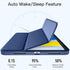 Wenlaty Case for iPad 10th Generation 2022 10.9 Inch with Pencil Holder, Slim Protective Cover, Sea Blue