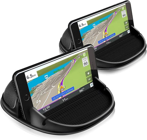 Loncaster 2 Pack Dashboard Car Phone Holder Mount, Universal Cell Phone Automobile Cradles