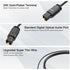 25 PS4 Optical Audio Cable feet, Digital Audio Optical Cable Ultra-Thin Cord, Toslink SPDIF Fiber Optic Cable