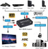 Wonlyus 4x1 4K@60Hz 3.5mm 3D, 1080P @120Hz, 4Kx2k @60Hz HDMI Switch with Audio Extractor, Ultra HD HDMI Switcher