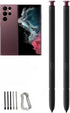 2 Pcs Galaxy S22 Ultra S Pen Replacement, Burgundy Stylus Pen for Samsung Galaxy S22 Ultra 5G, Tips/Nibs