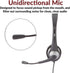 Cyber Acoustics AC-204 Stereo Headset, 3.5mm with Y-Adapter for Home & K12 Classroom Education.