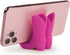 Genuine Fred GIDDY UP Phone Stand, Pink Cowboy Boot Tech Accessory, Fits Most Mobile Smartphones, Grippy Silicone, Fun