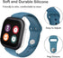 2 Packs Silicone Bands for Gizmo Watch 3/2/1, Soft Sport Waterproof Replacement Band for Kids