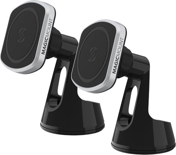 Scosche MP2ROWD MagicMount Pro2 - MagSafe Car Dashboard/Windshield Suction Mount, Hands-Free Holder for iPhone