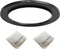 67mm to 86mm Camera Lens Adapter, Step Up Ring Adapter with Premium Lens Wiping Cloth 2 Pack