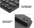 Wired Mini Japanese Keyboard, USB Ergonomic Ultra-Thin 78 Key for Desktop, Computer, PC Gamers (Black)