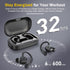 APEKX Bluetooth Headphones, True Wireless Earbuds with Charging Case, IPX7 Waterproof Stereo Sound Earphones, Built-in
