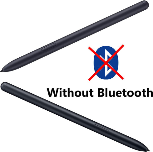 Tab S7 S Pen Replacemen Stylus Pen for Samsung Galaxy Tab Tab S7 S7+ Plus (EJ-PT870) S8 S8+ S8 Ultra Touch Pen + Tips/Nibs(Without Bluetooth)(Mystic Black)