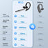 New bee Bluetooth Headset - Wireless Earpiece with 500mah Charging Case, 60H Playtime, V5.1 Dual Mic