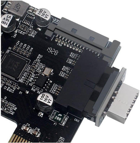 COMeap USB 3.2 Gen 1 to Gen 2 Header Adapter, Type-E Key-A to USB 3.0 20 Pin Converter for Type C