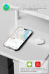 Find My Key Tracker S1, Works with Apple Find My, Bluetooth Trackers for Keys, Bags, Wallets, Luggage (S1 White)