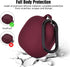 AIRSPO Silicone Case Compatible with Samsung Galaxy Buds 2 Pro/Galaxy Buds2/Galaxy Buds Pro/Galaxy Buds Live (Burgundy)