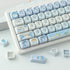 Sunzit PBT Keycaps - MOA Keycaps, Cute 132 Keys Dye-Sublimation Custom Keycap Set for Cherry MX Mechanical Keyboard