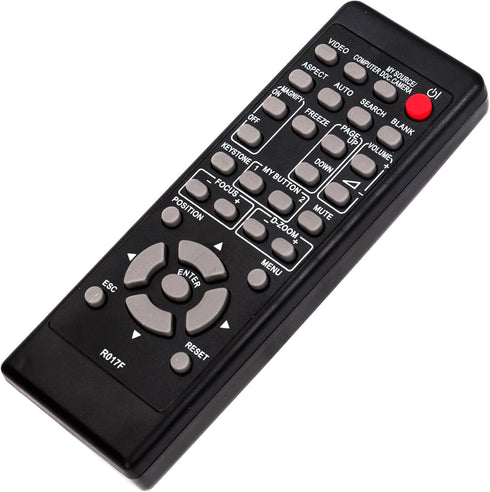 R017F Replacement Remote Control Compatible with Hitachi LED Projector Models CP-A302WN, CP-AW2519N, CP-D27WN, and more