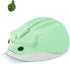 elec Space 2.4G Wireless Mouse, Cute Animal Hamster Shape Silent Mouse with Gift Cable Clip, 3 Buttons for PC, Green