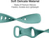 Maledan 8 Pack Bands Compatible with Fitbit Charge 5/Charge 6, Soft Slim Silicone Waterproof Sport Strap