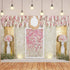 Leyiyi 5x3ft 3D Wedding Floral Wall Backdrop Photography Background for Bridal Shower, Baby Shower, Birthday Party