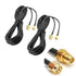 CORONIR 2Pack 33ft WiFi Antenna Extension Cable for Wireless LAN Router, RP-SMA Male to Female Connector