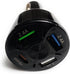 4 Port USB Fast Charging Car Charger, 3 * 2.4 A USB/1 PD20W LED Light, Compatible with iPhone 14 13 12 11 Pro Max,