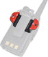 Universal Ham Radio Hanger Holder Mount with Adhesive Back, Pre-Drilled Holes with Self-Tapping Screw for Baofeng
