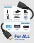 5FT, 4K 4K@60Hz, 2K@144Hz, 18Gbps PS5/PS4, HDMI Extender Cable HDMI Extension Cable Male to Female Adapter Cord