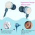QearFun Donut Earbuds for Kids, Cute Earbud & in-Ear Headphones Wired Gift for School Girls and Boys with Microphone and Lovely Earphones Storage Case