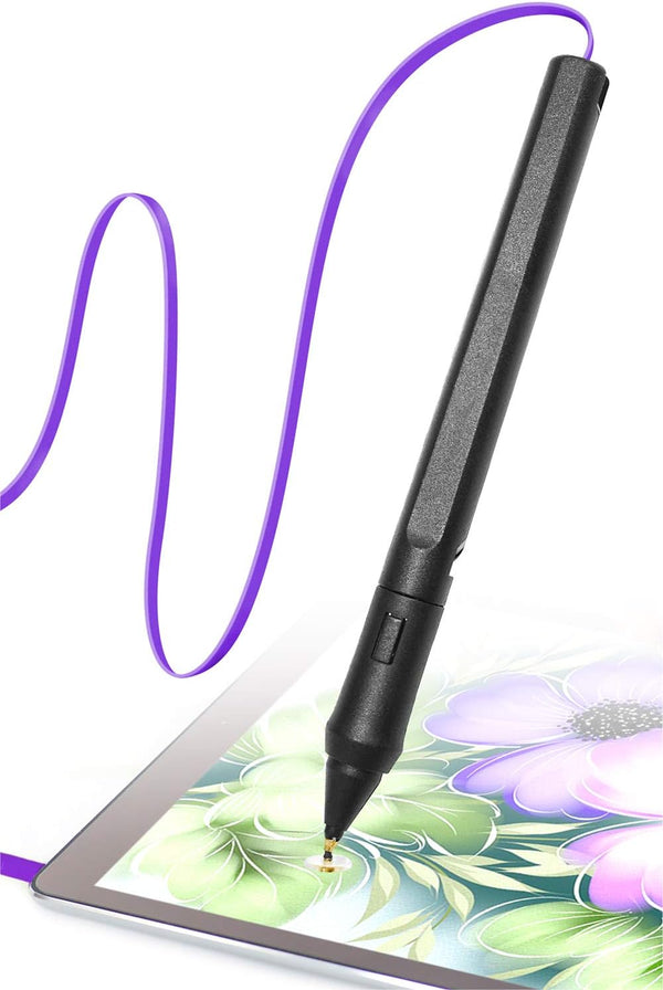 Pressure Sensitive Smart Stylus Pen with Palm Rejection, Battery-Less, Compatible with iPad/iPhone/Android
