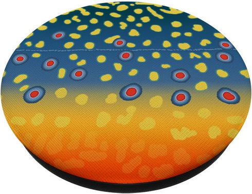 Brook Trout Fly Fishing Pattern PopSockets Swappable PopGrip
