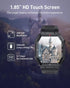 Smart Watch with 1.85'' HD Screen, Fitness Tracker/Bluetooth Call/Sports Mode, Men's Tactical Smart Watches for iOS Android Samsung